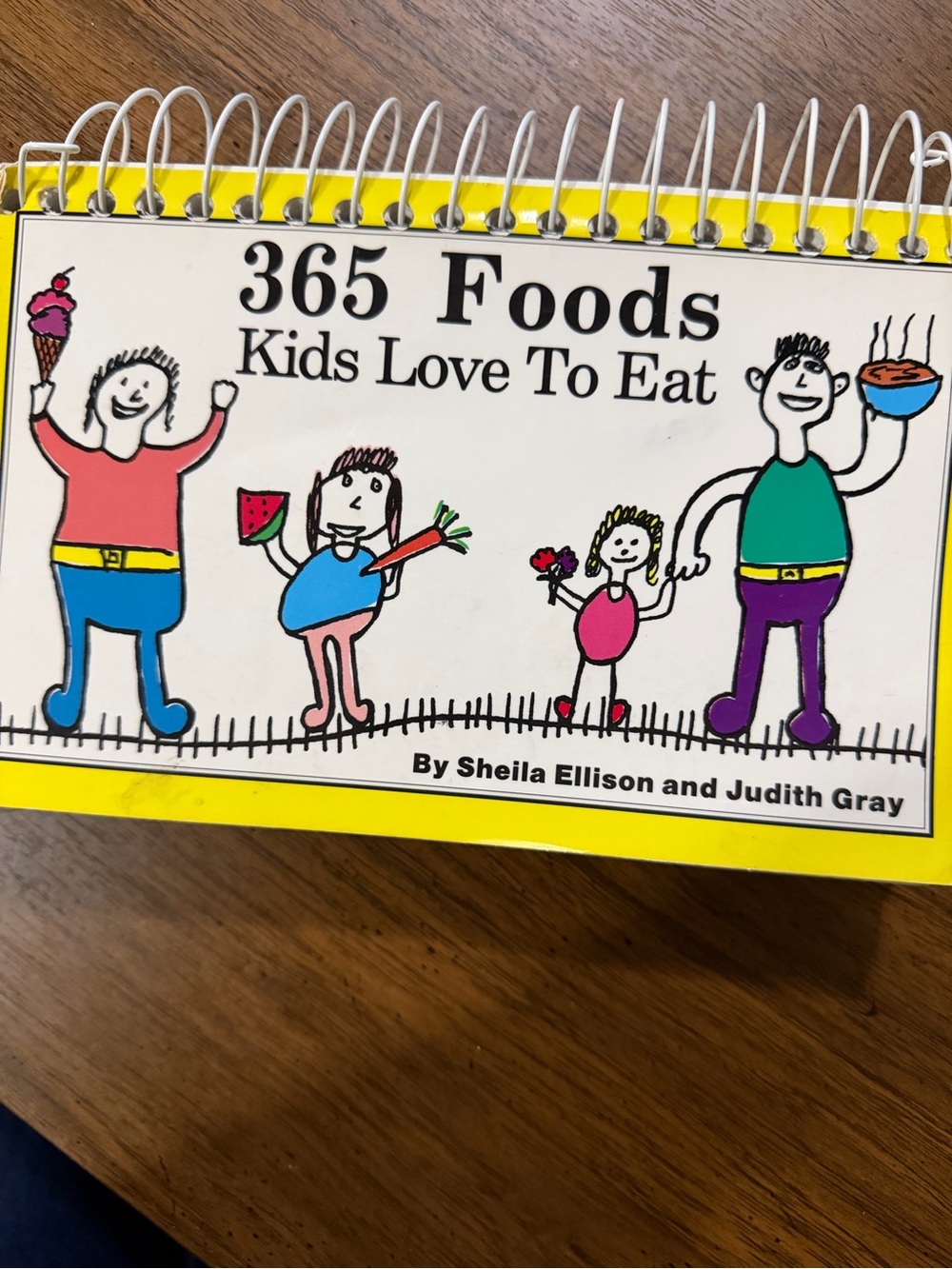365 Foods Kids Love To Eat Spiral Recipe Book.